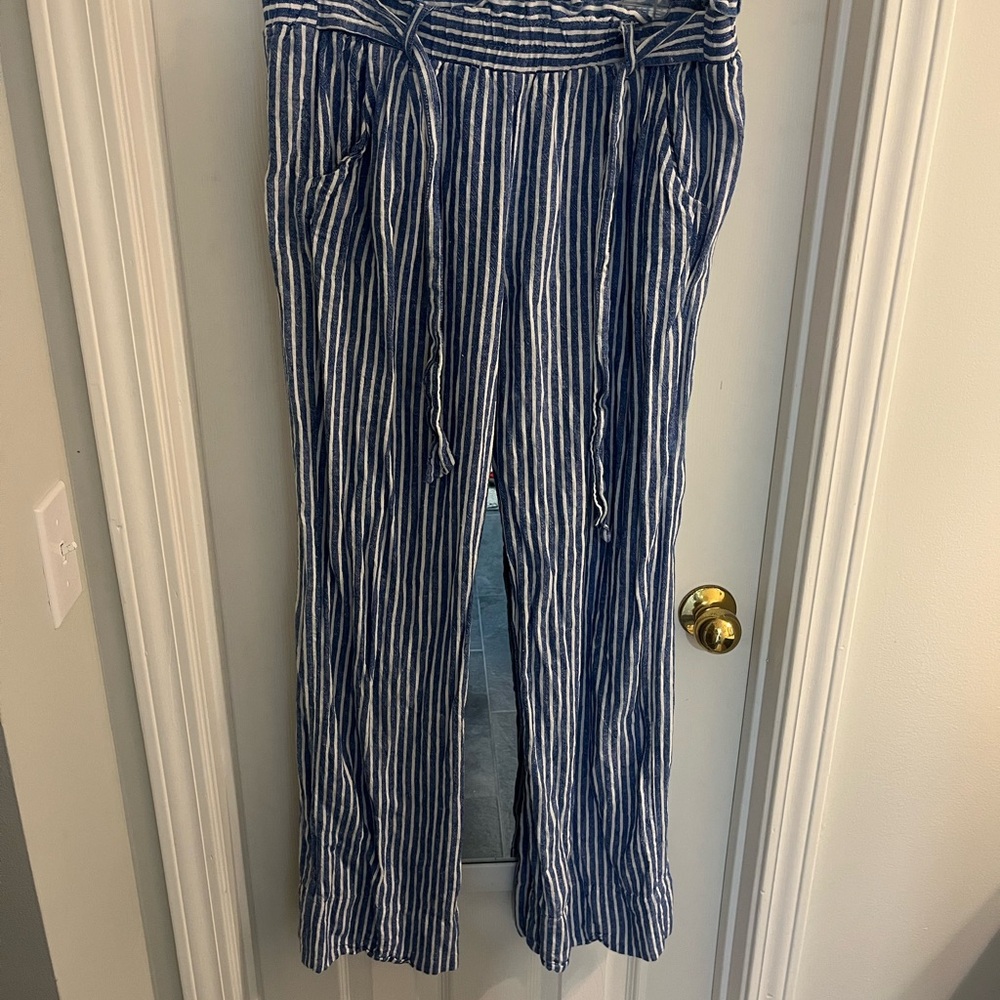 Rewind Navy and White Striped Apparel